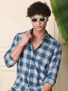 Men’s Solid Cotton Blend Shirt Full Sleeve Spread Collar | Urban